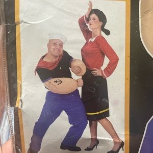 Laundered and Sanitized Popeye & Olive Oil Costume set